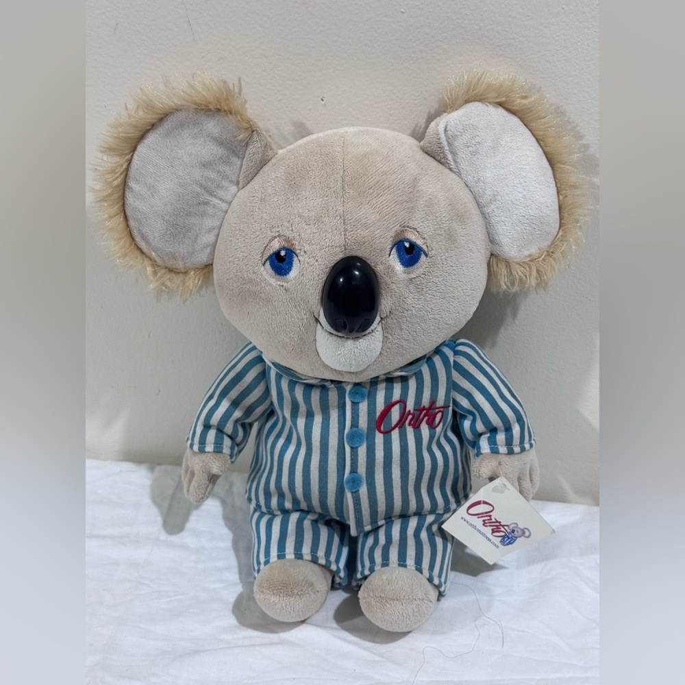 Ortho Koala Plush in Striped Pajamas